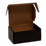 Коробка самосборная, цвет Черный, 22х16,5х10 см