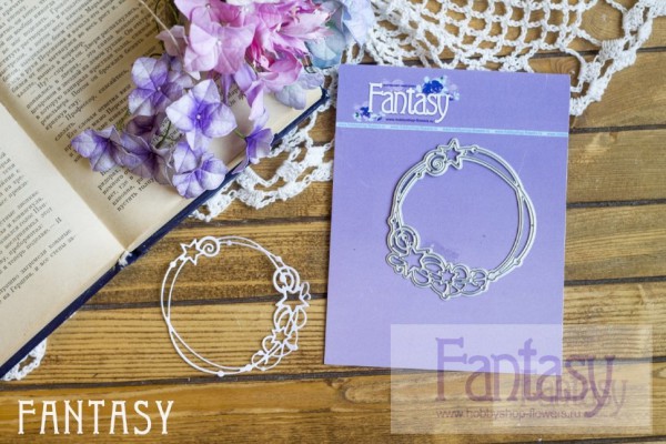 Нож для вырубки из коллекции "Рамки" Круги со звездами-2 (Fantasy, Россия)  