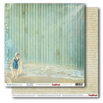 Бумага из коллекции "Курортный роман" Маленькие Радости (Scrapberry's)  