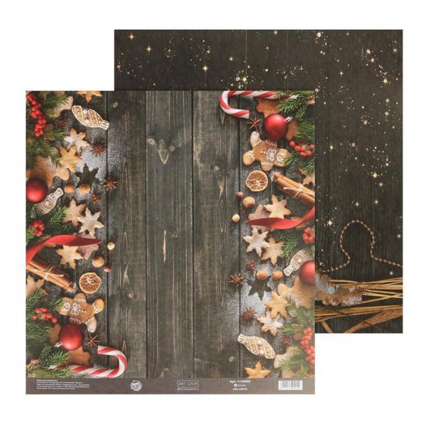 Бумага для скрапбукинга "Роскошный праздник" (Артузор, Россия)