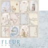 Набор бумаги 15*15 см из коллекции Джентиль, 24 листа (Fleur Design)