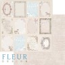 Набор бумаги 15*15 см из коллекции Джентиль, 24 листа (Fleur Design)