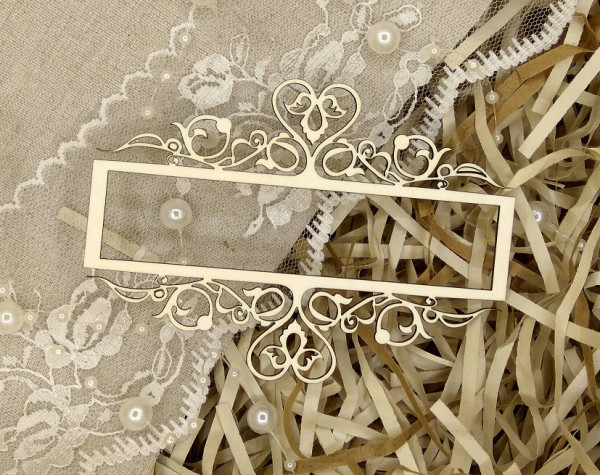 Рамочка из чипборда "Прямоугольная" (Арт-студия Матрешка, Россия)