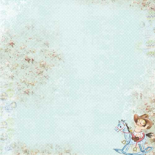 Бумага из коллекции "Корица" Лошадка (Скрапмир, Украина)