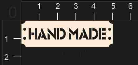 Фигура из чипборда из коллекции Таблички "HAND MADE" (By Mama Yaga, Россия) 