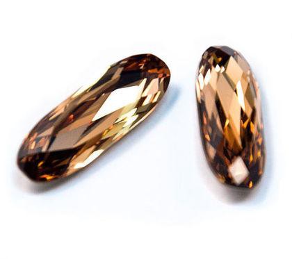 Длинный овал Swarovski 4161 27X9 Light Colorado Topaz (246), 1 шт.