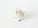 Роза крупная, цвет Белый, 50 мм, 1 штука