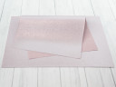 Экокожа на тканевой основе, узор Плетенка, цвет Холодный Розовый, размер А4 