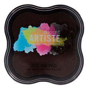 Штемпельная подушка пигментная, цвет Шоколад (Artiste)