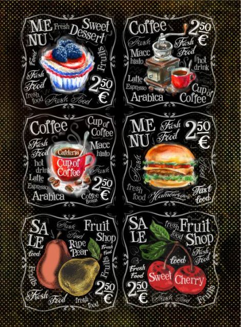 Бумага рисовая для декупажа "Фреш фуд" формат А3, 1 лист (Craft Premier)