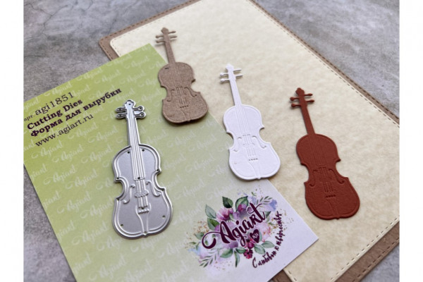 Нож для вырубки "Скрипка" (Agiart, Россия) 