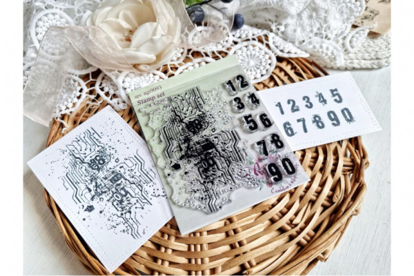 Набор штампов "Микросхема" (AgiArt)  