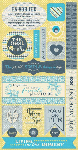 Вырубки из кардстока из коллекции Favorite "Components" (Authentique)  