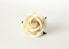 Роза крупная, цвет Молочный, 50 мм, 1 штука 