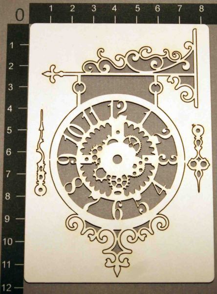 Набор чипборда "Часы на подвесе"  (By Mama Yaga, Россия)