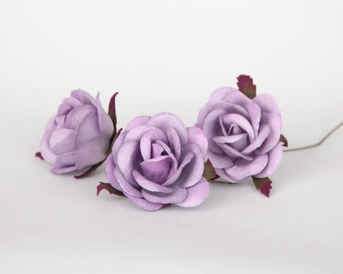 Коттеджная роза средняя, цвет Светло-сиреневый, 40-50 мм, 1 штука