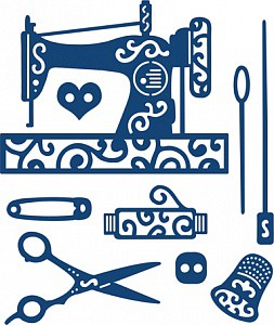 Нож для вырубки "Её швейные принадлежности" (Tattered Lace)