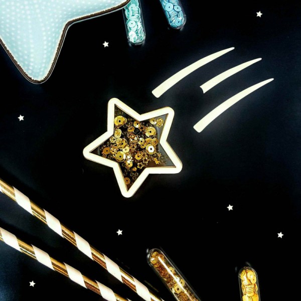 Набор фигур из чипборда Шейкер "Звезда" (Craftstory, Россия)