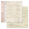 Набор бумаги 20*20 см из коллекции "Фономикс. Ноты.", 12 листов (ScrapMania)