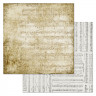 Набор бумаги 20*20 см из коллекции "Фономикс. Ноты.", 12 листов (ScrapMania)