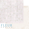 Набор бумаги из коллекции "Зефир", 12 листов (FLEUR design)