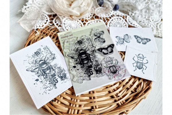 Набор штампов "Энтомология №2" (AgiArt)  