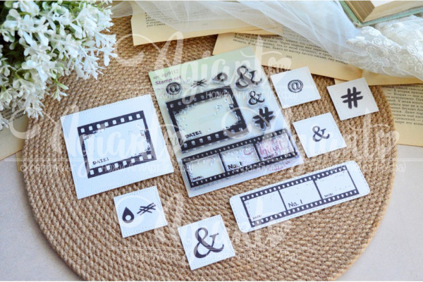 Набор штампов "Кинохроника (AgiArt)   