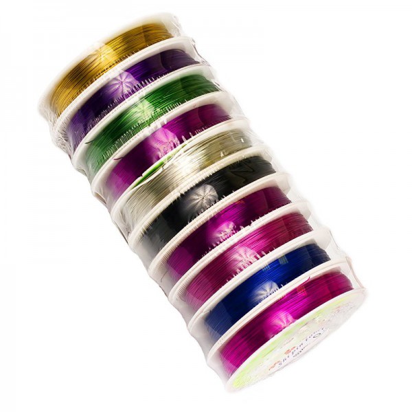 Проволока для бисера толщ. 0,3 мм, намотка 10 м, в ассортименте