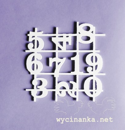 Маска "Цифры-1" (Wycinanka, Польша)