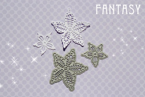 Ножи для вырубки из коллекции "Цветы" Крапивка-крапинка (Fantasy, Россия)