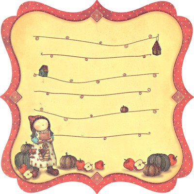 Бумага с фигурным краем с глиттером "Гномы" (Mr.Painter)