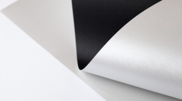 Картон дизайнерский из коллекции Gmund 925, цвет Черное серебро (Black Silver), 290 г/м2