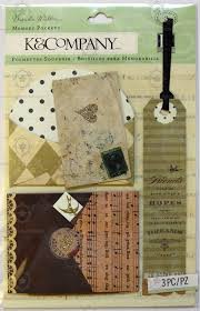 Украшения-стикеры "Конверты и тэг" (Brenda Walton) (K&company)