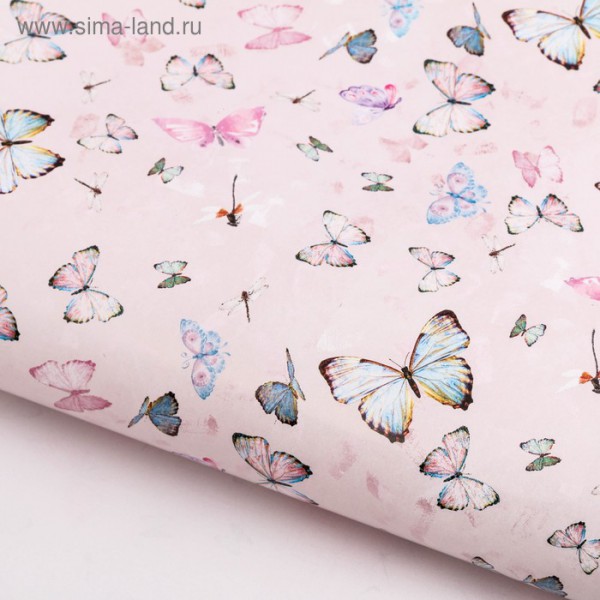 Бумага упаковочная глянцевая "Для тебя", 1 лист 50*70 см