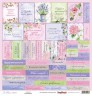 Набор бумаги из коллекции "Цветущий Сад", 12 листов РУС (Scrapberry's)