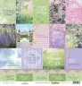Набор бумаги из коллекции "Цветущий Сад", 12 листов РУС (Scrapberry's)