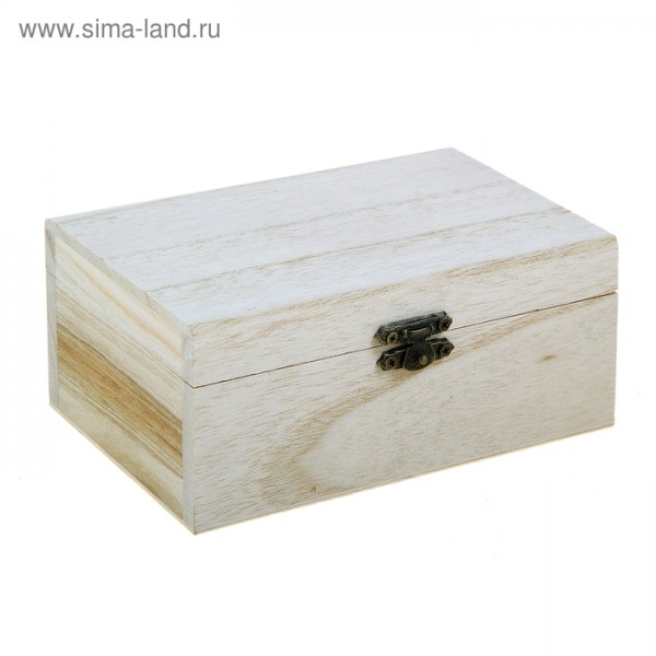 Заготовка для декорирования шкатулка "Прямоугольная" 14.7*9.4*6.2 см