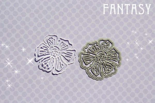 Нож для вырубки из коллекции "Цветы" Мальва-скрап (Fantasy, Россия) 