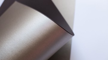 Картон дизайнерский из коллекции Gmund 925, цвет Коричневое серебро (Brown Silver), 310 г/м2