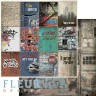 Набор бумаги 15*15 см из коллекции "Город контрастов", 24 листа (FLEUR design)  