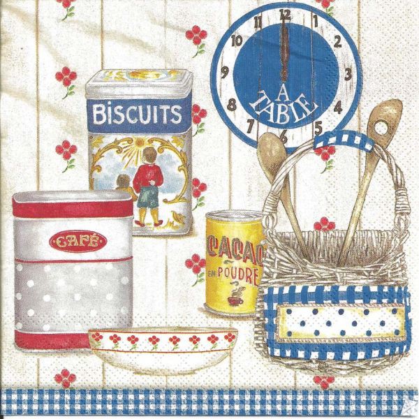 Салфетка 33*33 см "Деревенская кладовая", 1 штука (IHR)