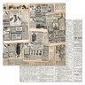 Набор бумаги из коллекции "Фономикс. Газеты", 12 листов (ScrapMania)