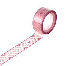 Коллекция Smash: дизайнерский прозрачный скотч с принтом "Сердце", 9,14 м (K&Company) 