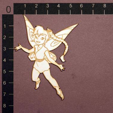 Фигура из чипборда с лазерной гравировкой "Фея Фауна" из коллекции Мультяшные герои (byMamaYaga)  