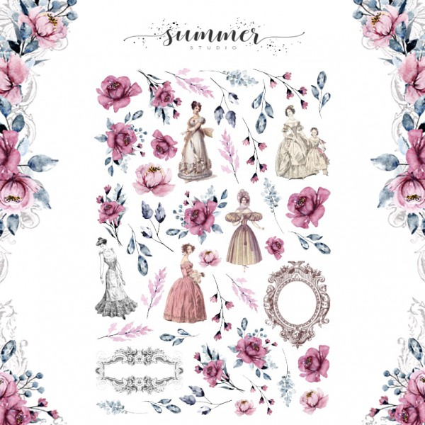 Набор высечек из коллекции "Marseille" (Summer Studio, Россия)  