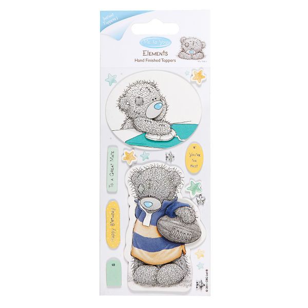 Набор объемных наклеек "Именинник" из коллекции Me To You (Docrafts) 