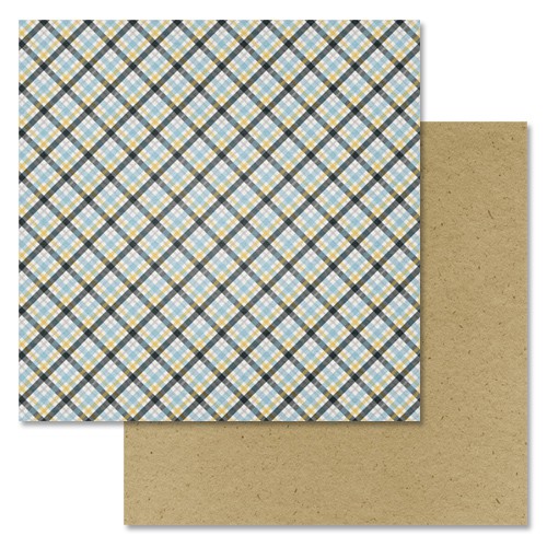 Бумага из коллекции "Идеальный мужчина" Клетка  (ScrapMania)