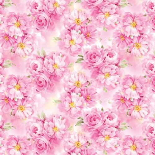 Бумага упаковочная из коллекции "Зайка Ми" Цветущие пионы, 1 лист 67,4*97,4 см (Hobby&You)