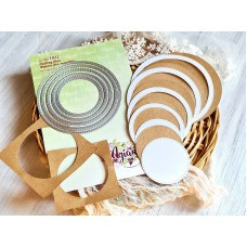 Суперхит! Набор ножей для вырубки "Круги с прострочкой", 5 шт. (Agiart, Россия)  