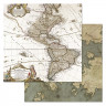 Набор бумаги из коллекции "Фономикс. Карты" Том 1, 12 листов (ScrapMania)